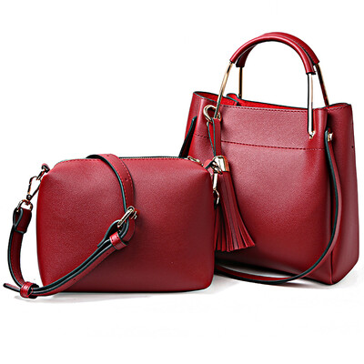 

DEER LOVE Bubble Bag Fashion Simple Casual Handbag Shoulder Messenger Kids Bag LE17012 Red