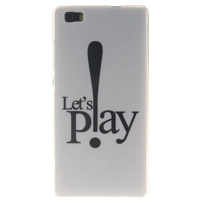 

Lets Play Pattern Soft Thin TPU Rubber Silicone Gel Case Cover for HUAWEI P8 Lite