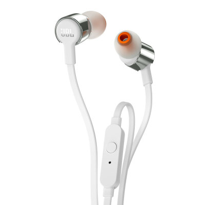 

JBL T210 gray stereo earphone earphone headset with wheat