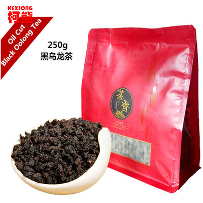

C-WL044 Chinese High Quality Oil Cut Black Oolong Tea 250g Fresh Natural Weight Loss Tea High Cost-effective Slimming Tea