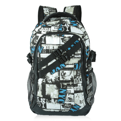 

Landcase Shoulder Bag Male Student Bag Backpack Travel Bag Graffiti Fashion Men&39s Skirt NYC Blue Trumpet