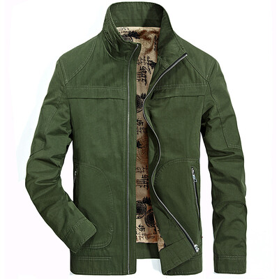 

Randy Jepu RondoJIPU Куртка Мужская мода Подставка для воротника Повседневная куртка 9806 Army Green L