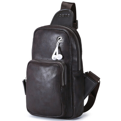 

Golden Fox (FOXER) Men's Corset Casual Sports Outdoor Pockets Fashion Men's Backpack 828004F1B Brown