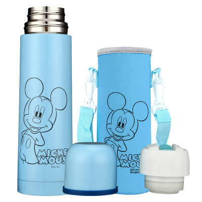 

【Jingdong Supermarket】 Disney Princess Insulation Cup Stainless Steel Vacuum Insulation Cup Travel Pot Men's Women's Children's Cup Cup Heat Insulation Cup Set HM1908-3