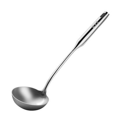 

Jingdong Supermarket Cooking the king of 304 stainless steel soup spoon thick long handle fried spoon porridge spoon