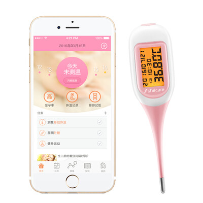 

[Jingdong супермаркет] беременность оранжевый умный термометр точный тест овуляция базальный термометр тела подготовленный контрацепция мягкая голова электронный термометр термометр