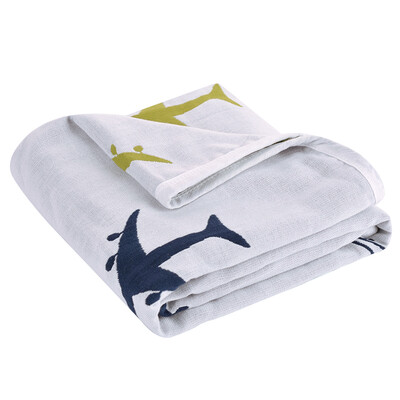

Bamboo Kam Towel Home Textile Cotton Jacquard Three Gauze Children's Small Blanket Bags Baby Baby Bath