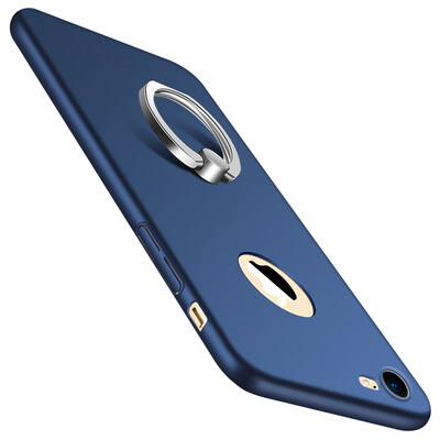

BIAZE Apple 7/8 оболочка телефона iPhone7 / 8 защитная крышка с кронштейном для пряжки для колес all-incaut anti-fall matte control series JK101-gentleman blue