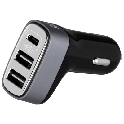 

MOMAX car charger car charger Type-c usb car charger dual-port usb car charger car cigarette lighter head 54A mobile phone car filled champagne gold