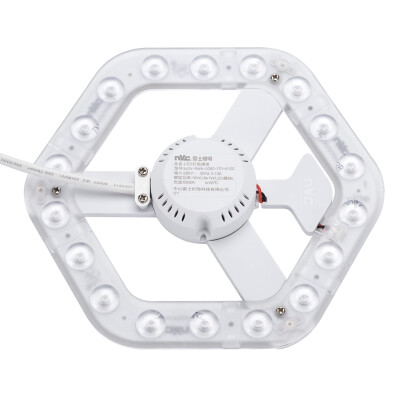 

NVC LED Ceiling Light Energy Saving Lamp Light Source Rendering Board LED Panel Lamp Panel Replaceable Fluorescent Tube T5 / T6 Ring Tube White Light (9.6W 6500K)