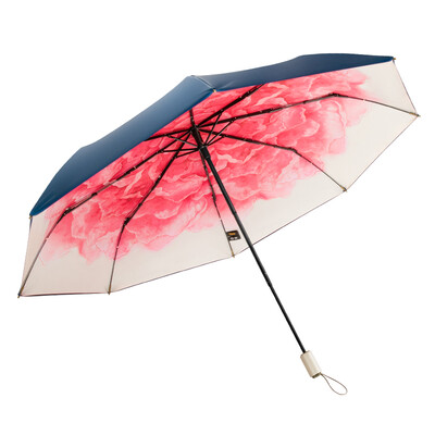 

BANANA UNDER BLACK series umbrella Double Layer UV Protection Inner Pattern