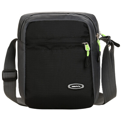 

Ватикан Ши Хуэй (F4Y) человек сумка сумка мужской водонепроницаемый холст сумка Сумка досуга вертикальный разрез мешок JS-0520 нейлон черный