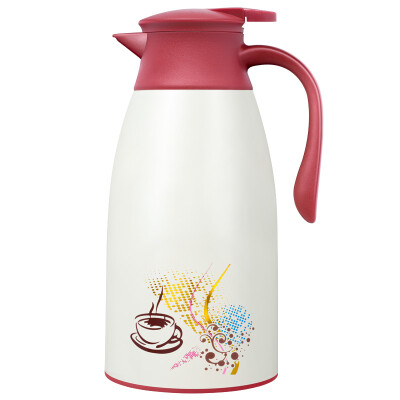 

Jingdong supermarket] Ran also (RAE) double glass liner insulation pot hot water bottle home office leakproof men and women warm water coffee pot 1.0L red R7510