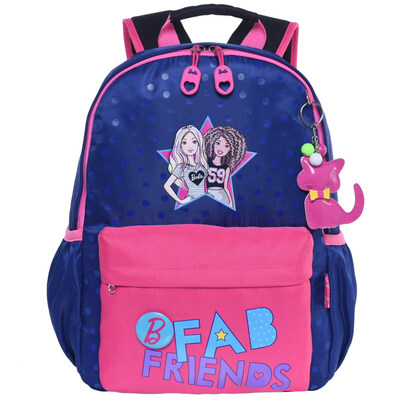 

Barbie Children&39s Bag Fashion Lightweight Casual Bag Shoulder Bag Second Grade Primary School Student Bag BL0272B Blue