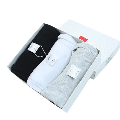 

[Jingdong supermarket] silk fiber bird (TINSINO) men's vest fine needle cotton cultivation body hurdles fall black and white gray 3 pieces installed L