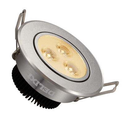 

Delixi DELIXI LED spotlight sand silver 3W warm white hole 65-75 cm