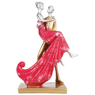

Flower set set wedding gifts crafts ornaments home decorations living room entrance to send friends to send friends honey love hug HS16L01G Can gold