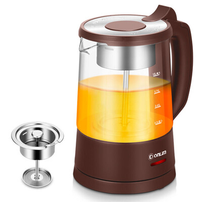 

Donglim (Donlim) steaming tea boiled teapot health pot electric kettle 1 liter /  DL-Y300 (brown