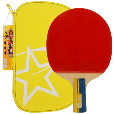 

Red Double Happiness DHS 2 only installed table tennis racket entertainment type table tennis plate beat SH-3