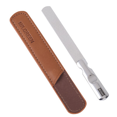 

Jingdong Supermarket Carpenter Technology MrGreen -2105 Stainless Steel Nail File Polishing Strip Double-sided Grinding Striped Nail Tools Manicure Stitching