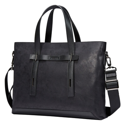 

Elderly Head (LAORENTOU) Men's Briefcase Business Men's Bunny Cattle Men's Handbag Shoulder Messenger Bag Computer Case 815J010L4A Black