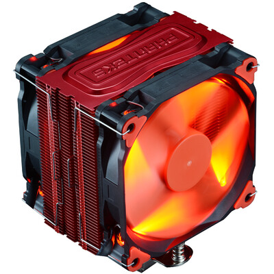 

(PHANTEKS) TC12DX версия 3 поколения 6 мм медная тепловая труба радиатора центрального процессора (полная платформа / сварочный процесс Intel / AM4 / с 2-мя красными светодиодами для контроля температуры)