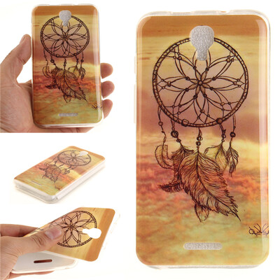 

Обложка Dreamcatcher Pattern Мягкий тонкий ТПУ резиновый силиконовый гель чехол для ALCATEL PIXI 4 5.0