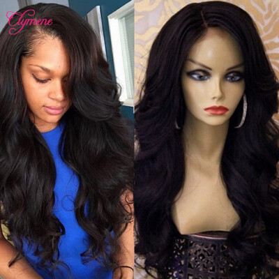 

Fashion side part Full Lace Human hair wigs with baby hair Wavy Unprocessed Brazilian full lace virgin hair wigs