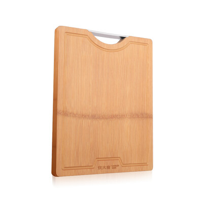 

Cooking big Wong natural bamboo chopping board cutting board thickened non-stitching anti-skid cutting board 38 26cm
