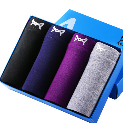 

Cat MiiOW 4 men&39s underwear fashion in the waist angle underwear male U convex breathable four-legged trousers men