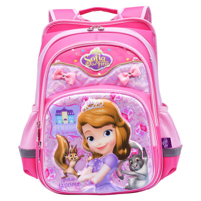 

Disney (Soo) Sofia princess schoolbag primary school student bag children shoulder bag girl EVA rudder bag SS80072 purple