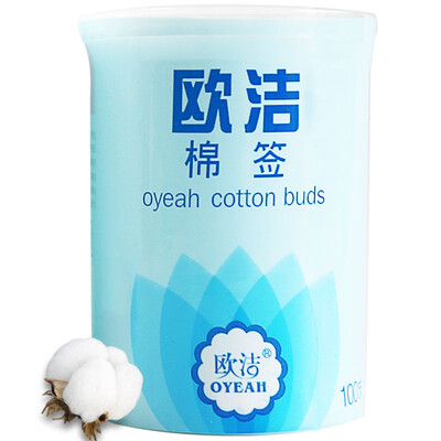 

Европа Джи (Oyeah) 100 одноразового использования стерильной очистки ватным тампоном тонкий вал