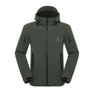 

Camel CAMEL outdoor couple fleece soft shell clothing male 2F14025 gray XXL