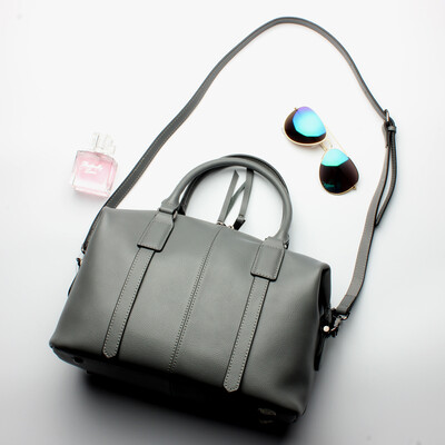 

Dirirab Leather Womens Handbag Boston Leather Leather Bag Messenger Bag 2017 New Womens Shoulder Pillow Bag