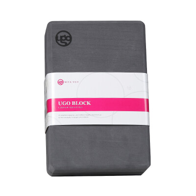 

Yiya Yoga Brick Environmental EVA Material Lightweight High Density Yoga Brick Yoga Aids Dark Gray