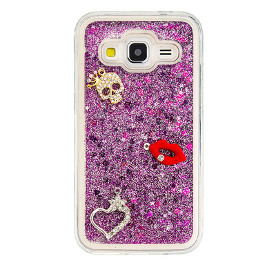 

Динамический Quicksand Блеск наливные Мягкая ТПУ чехол для SAMSUNG G360