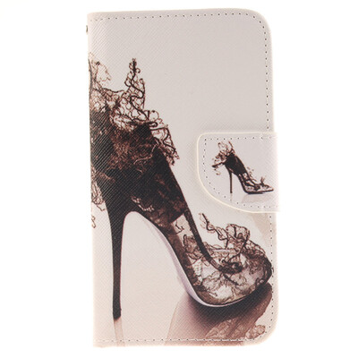

High heels Design PU Leather Flip Cover Wallet Card Holder Case for Nokia Lumia N640