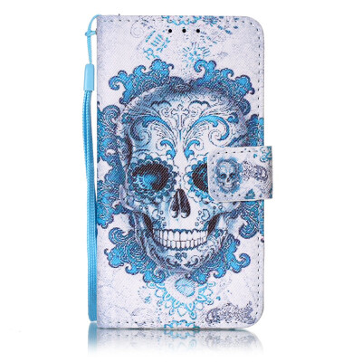 

Ghost Design PU Leather Flip Cover Wallet Card Holder Case for SAMSUNG A310