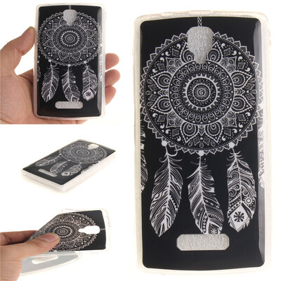 

Черный ветер куранты картины мягкий тонкий ТПУ резиновый силиконовый гель Дело Чехол для Lenovo A2010