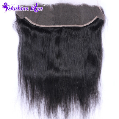 

13*4 Lace Frontal Fashion Plus Hair Brazilian Virgin Hair Straight Ear to Ear Lace Frontal Closure13"*4" Frontal Lace Closure Swis