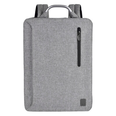 

Cai light business shoulder bag male trend Korean square casual backpack laptop bag 14-15.4 inch F-1430B light gray