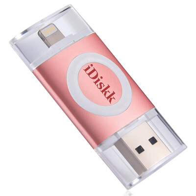 

iDiskk U003 Apple mobile phone U disk 64G Apple official MFi certified iPhone iPad mobile phone dual-use U disk rose gold