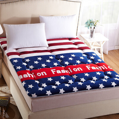 

Jiuzhou deer mattress home textile thickening anti-skid law Lai mattress bed tweezers double tatami folding mat is European&American fashion 15 m bed