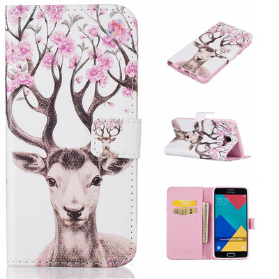 

Deer Design PU Leather Flip Cover Wallet Card Holder Case for SAMSUNG Galaxy A5 2016 A510