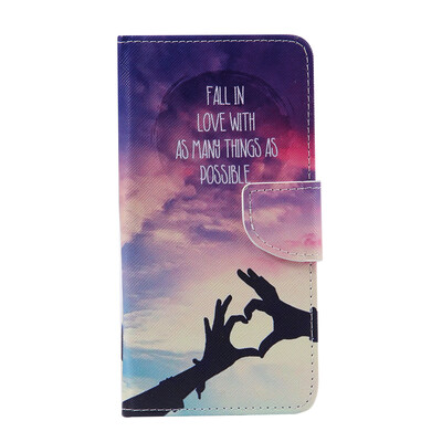 

Руки Любовь Дизайн Кожа PU откидной крышки Кошелек Карты Держатель чехол для LG V10