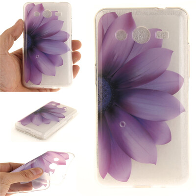 

Half flower Pattern Soft Thin TPU Rubber Silicone Gel Case Cover for SAMSUNG GALAXY Core 2G355H