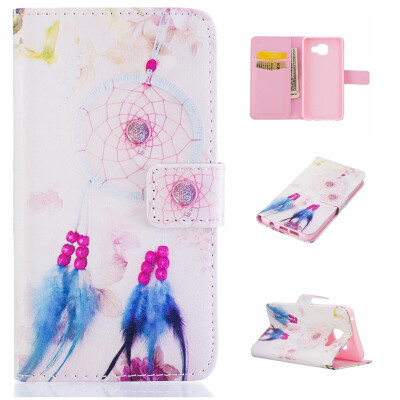 

Plumes and chimes Design PU Leather Flip Cover Wallet Card Holder Case for SAMSUNG GALAXY A3 2016/A310