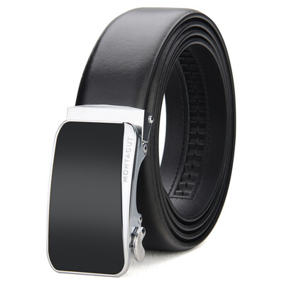 

Mont Turnle MONTAGUT Men&39s belt automatic buckle leather simple wild youth Korean version of the belt male R743810031A black