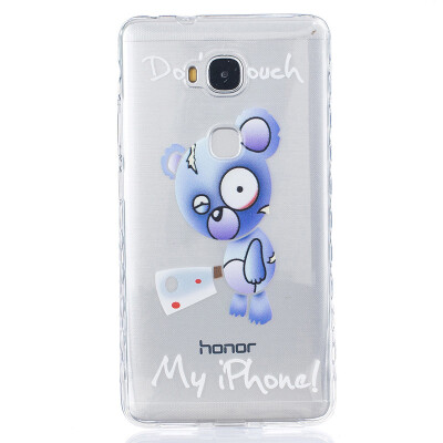 

Blue bear Pattern Soft Thin TPU Rubber Silicone Gel Case Cover for HUAWEI Honor 5X