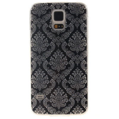 

Totem flowers Pattern Soft Thin TPU Rubber Silicone Gel Case Cover for SAMSUNG Galaxy S5 I9600